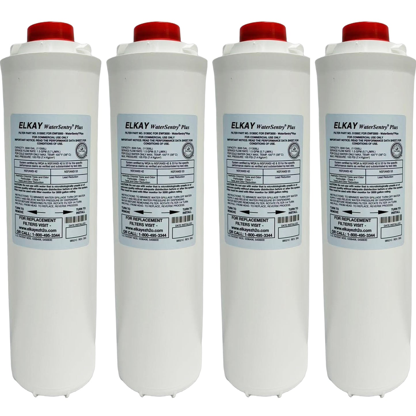 Elkay Genuine WaterSentry 51300C Replacement Filters