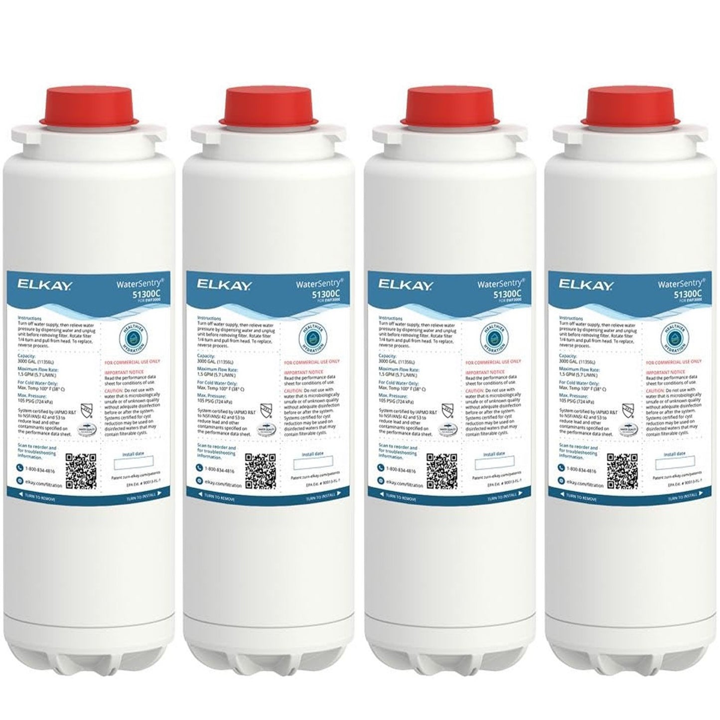 Elkay Genuine WaterSentry 51300C Replacement Filters