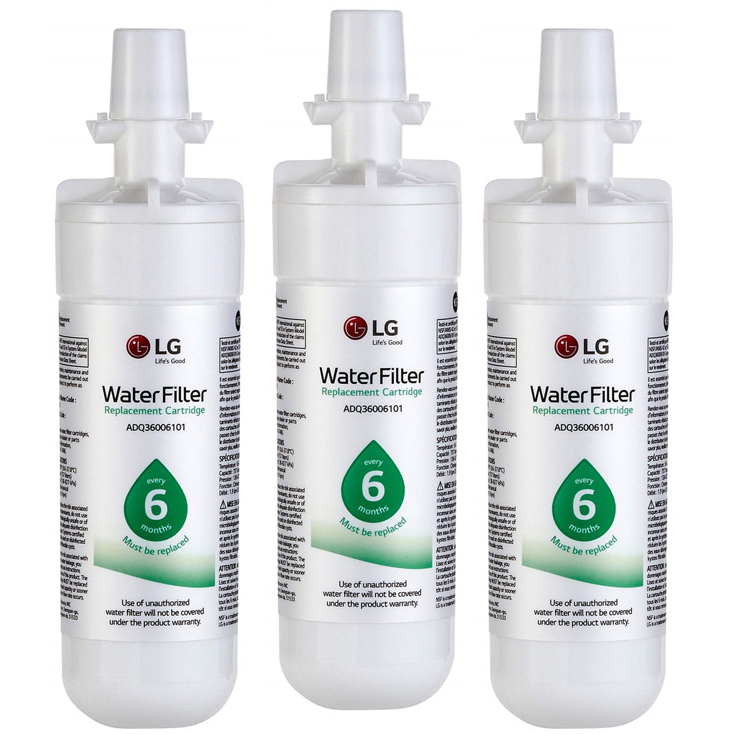 LG LT700P ADQ36006101 Refrigerator Water Filter