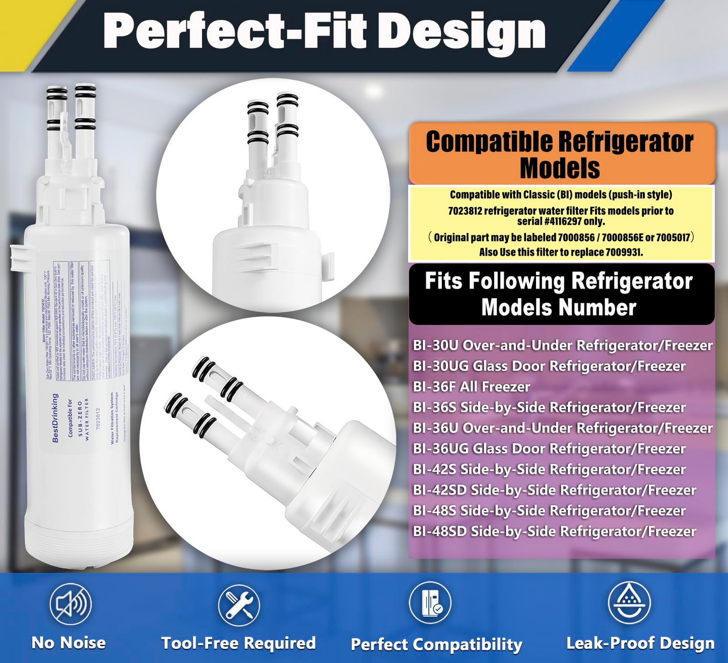 Sub Zero 7023812 Refrigerator Water Filter Replacement Cartridge