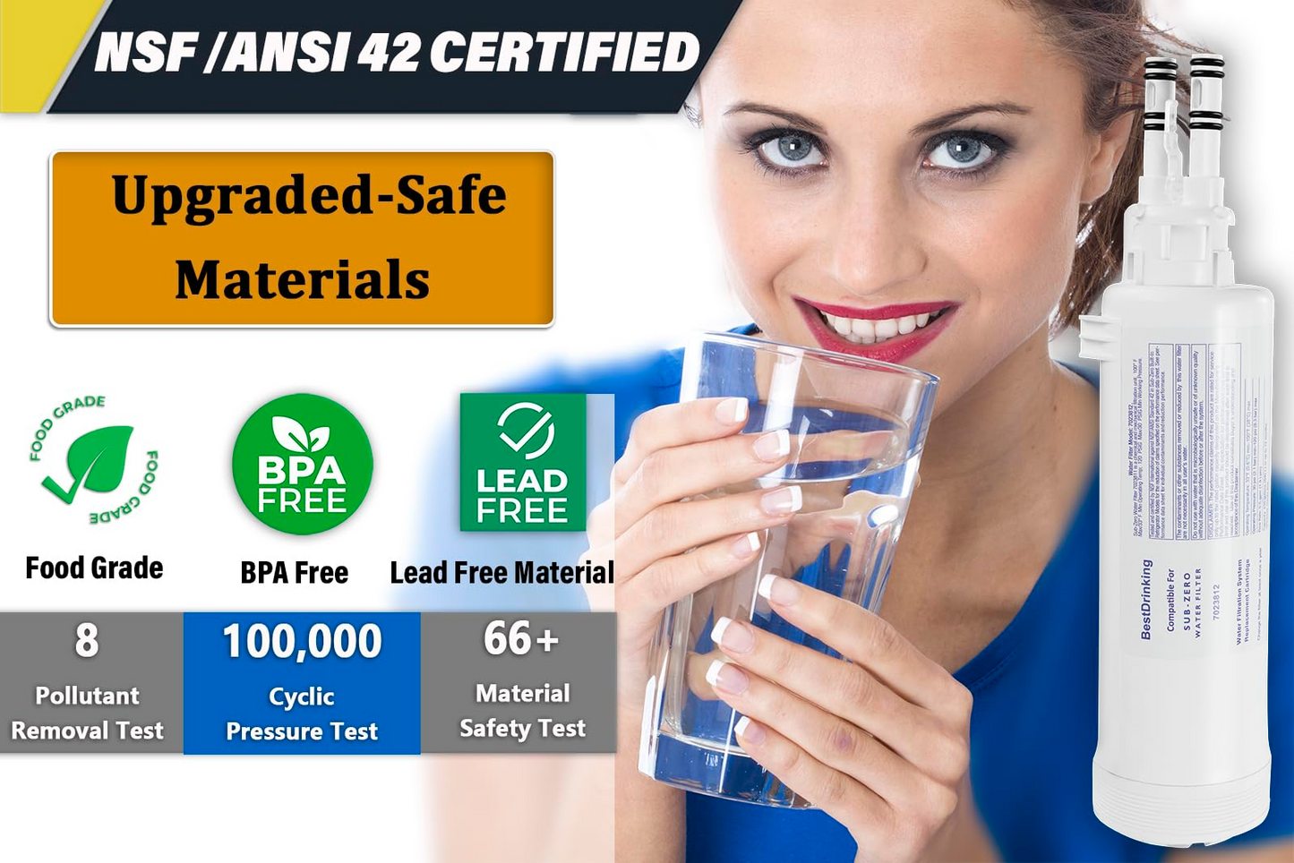 Sub Zero 7023812 Refrigerator Water Filter Replacement Cartridge