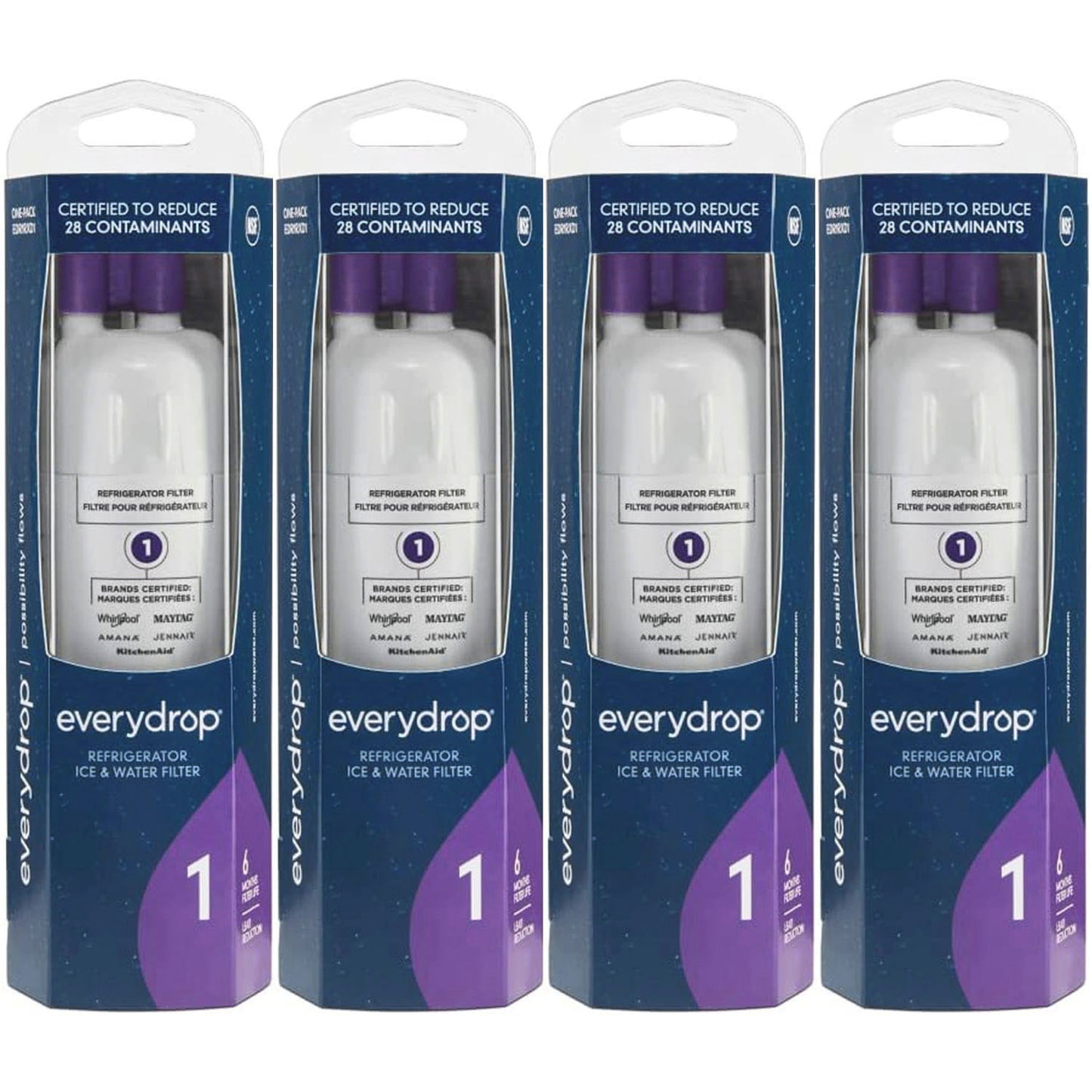 EveryDrop by Whirlpool Refrigerator Water Filter 1, EDR1RXD1