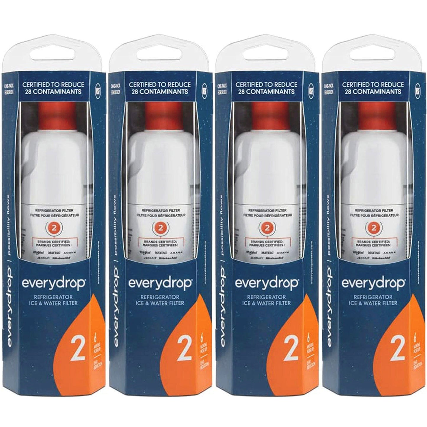 EveryDrop by Whirlpool Refrigerator Water Filter 2, EDR2RXD1