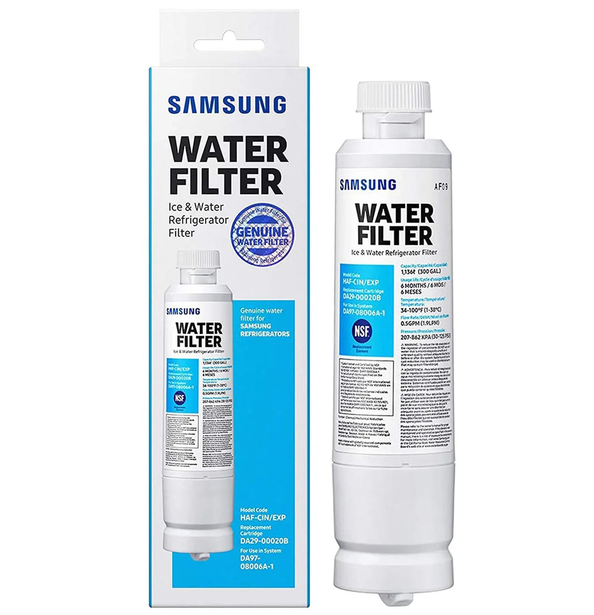 Samsung DA29-00020B Refrigerator Water Filter
