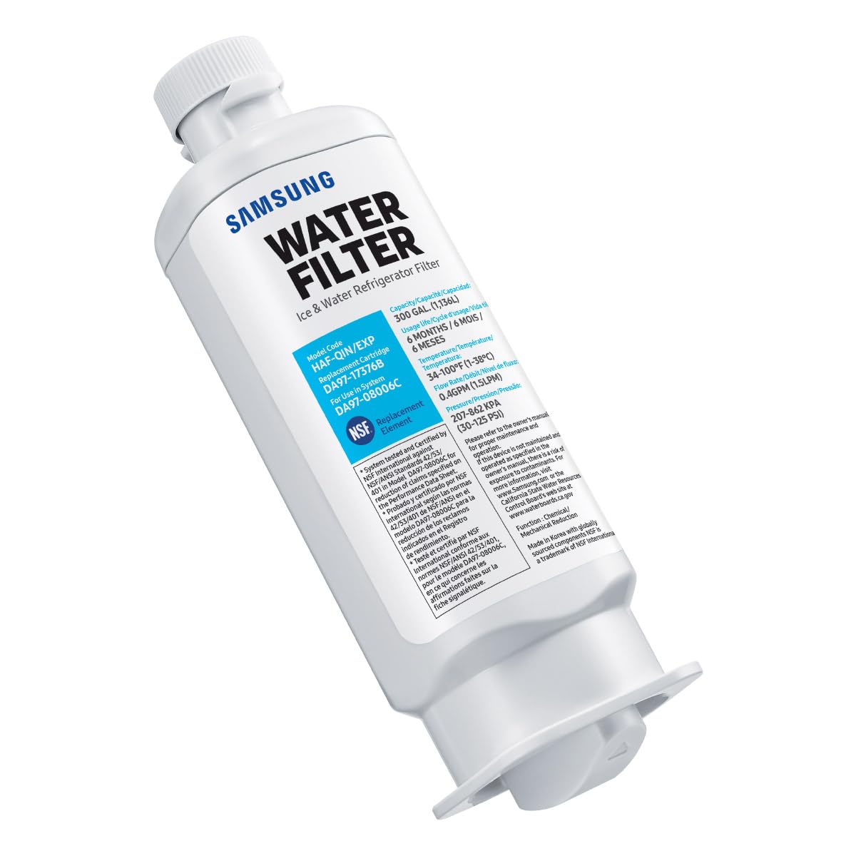 Samsung DA97-17376B Refrigerator Water Filter