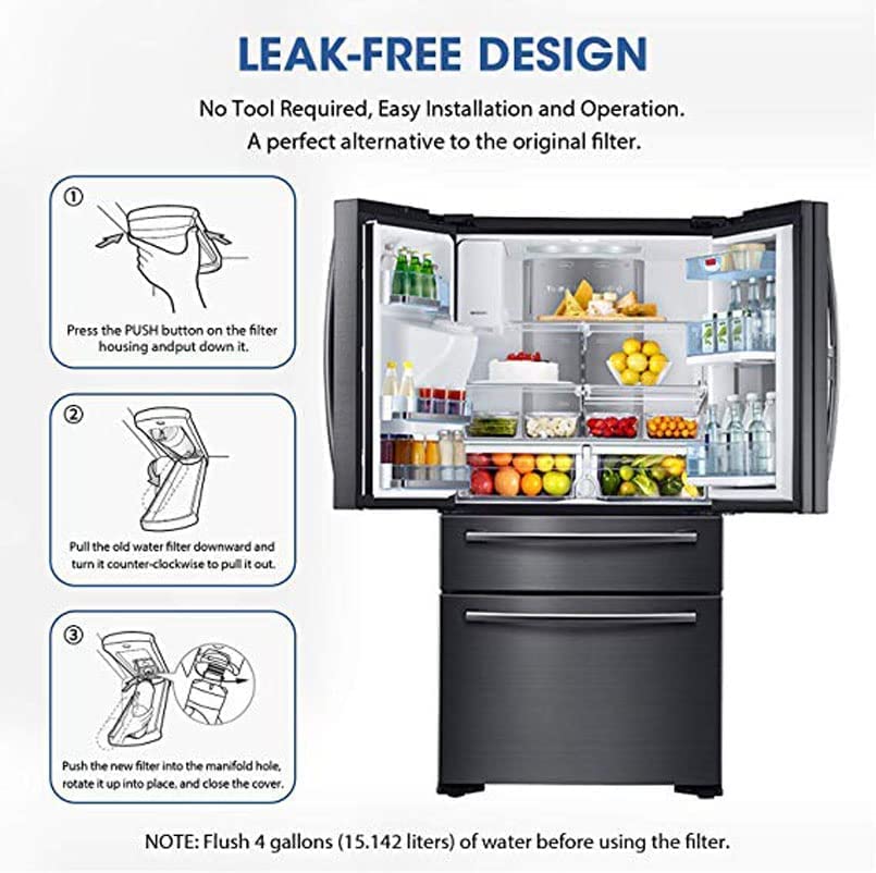 LG LT1000P Refrigerator Water Filter Replacement , 6-Month Filter Cartridge
