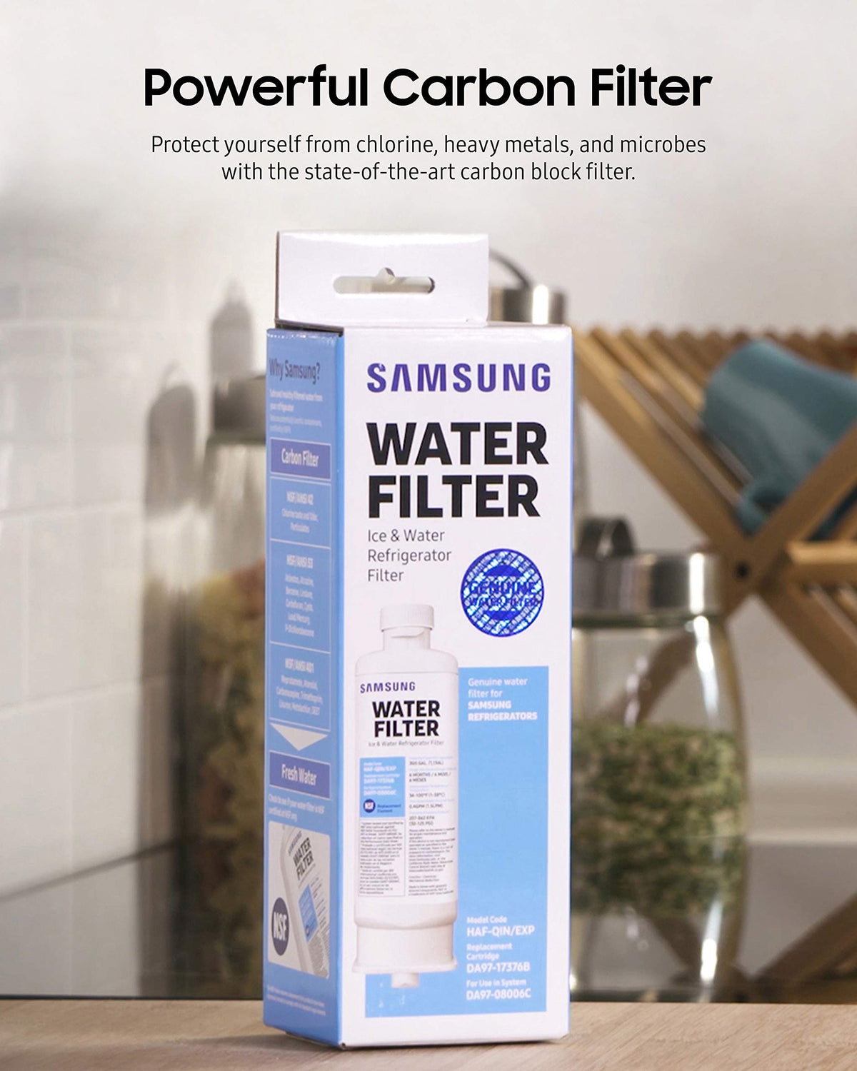 Samsung DA97-17376B Refrigerator Water Filter